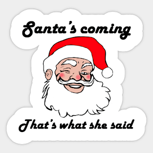 Santa Sticker